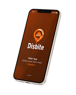 Disbite Rider App Mobile Screen